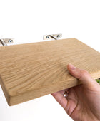wooden shelves