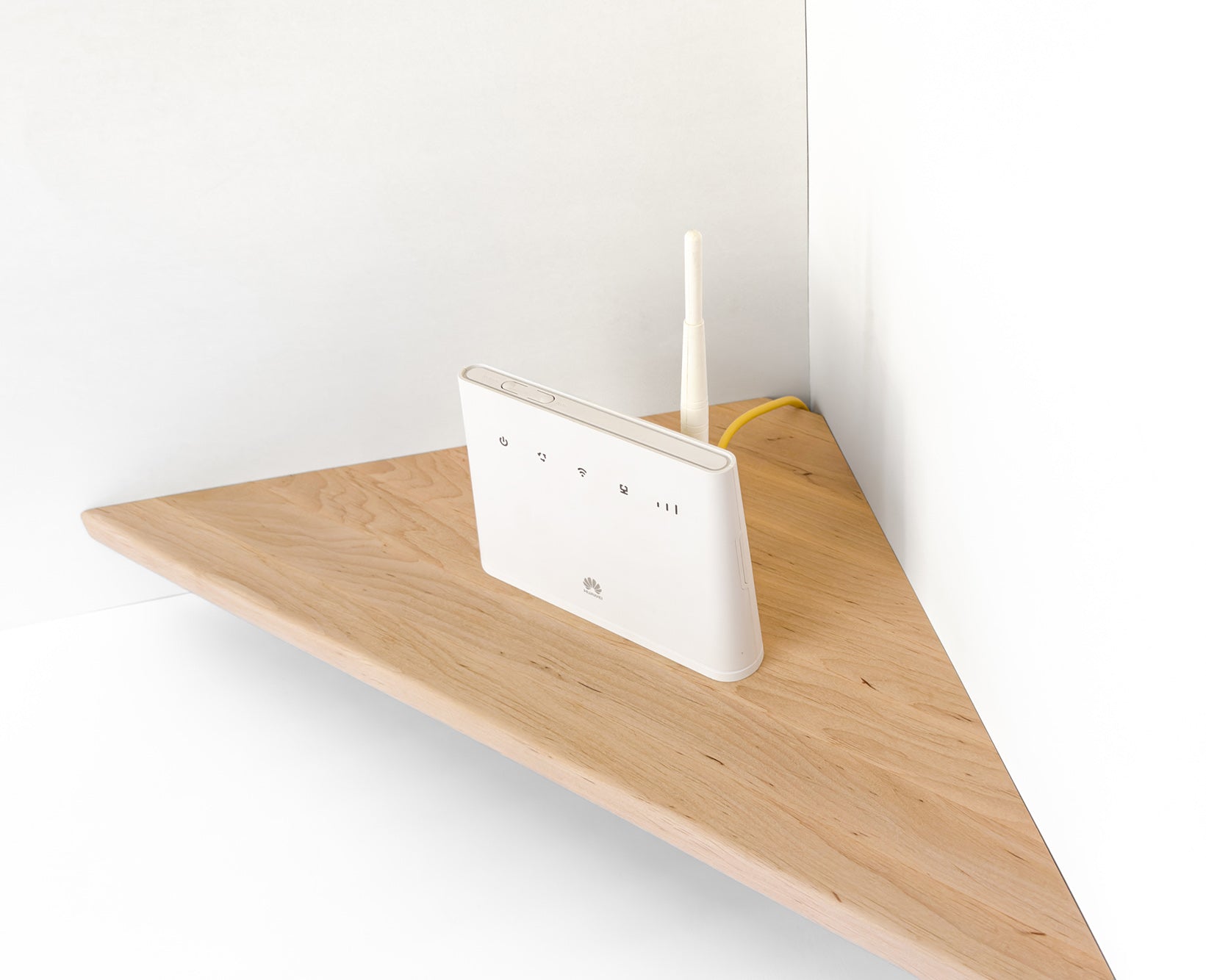 shelf for a router