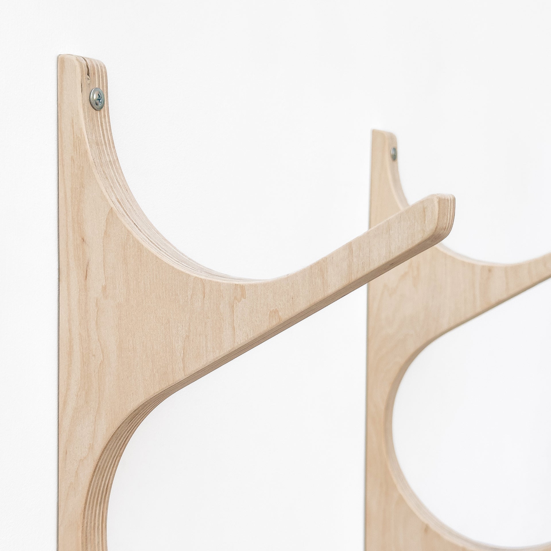 wood holder wall