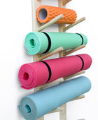 yoga mat wall holder