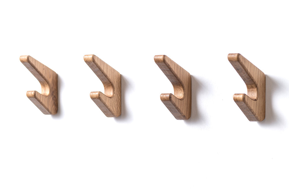minimalist wall hook wood