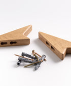 Wooden wall hook