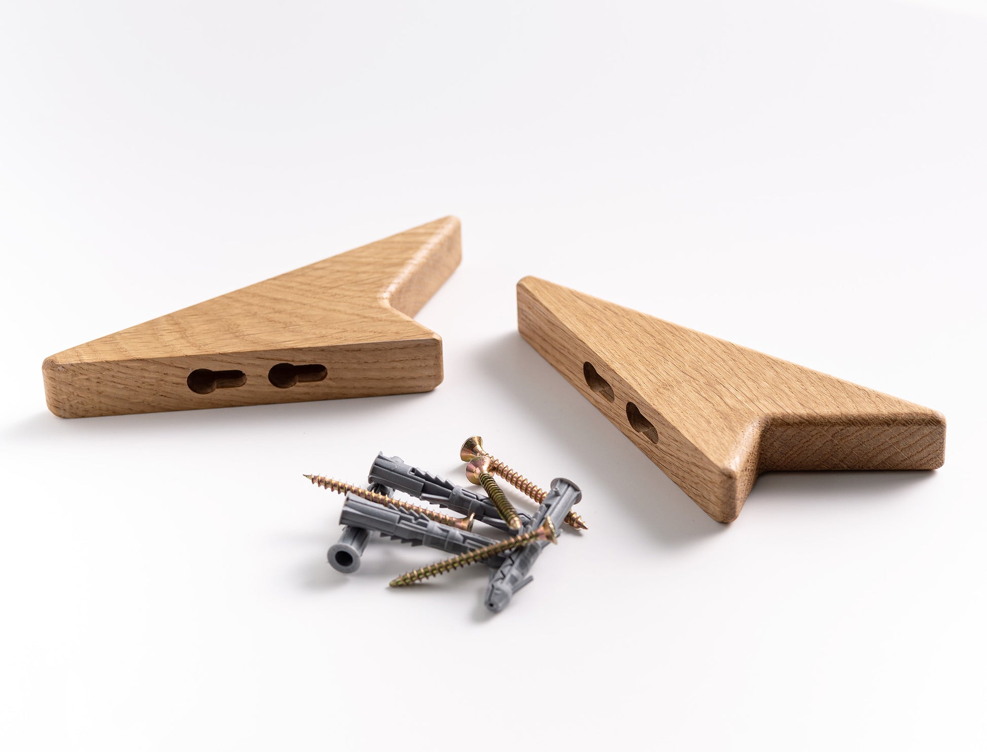 Wooden wall hook
