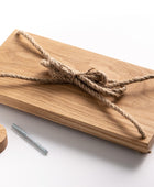 wooden shelves