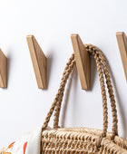 minimalist wall hook wood