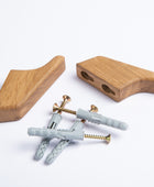 wooden coat rack