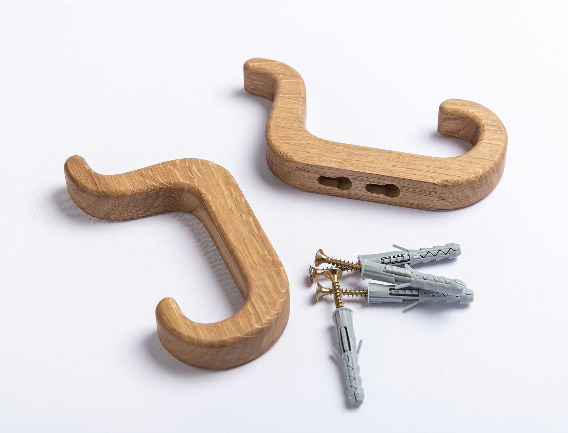 wooden hooks for wall