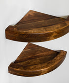 wooden shelf